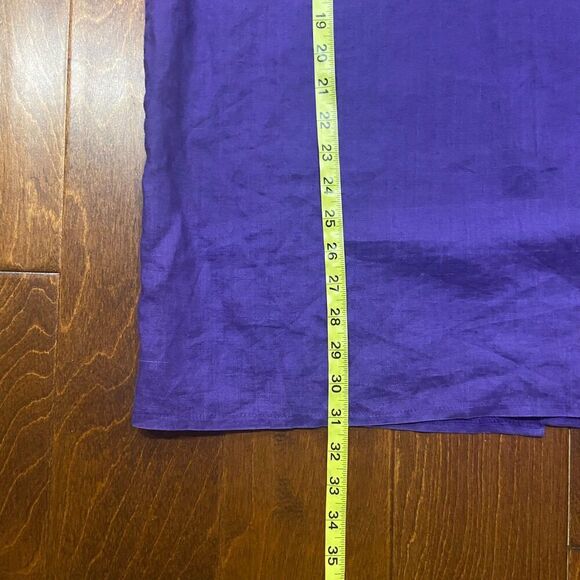 James Lord Vintage 90s Button Front Purple Linen Casual Shirt Men's Size Large - Picture 8 of 8